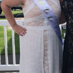 SAMI & Jo High Low Hem Lace Dress